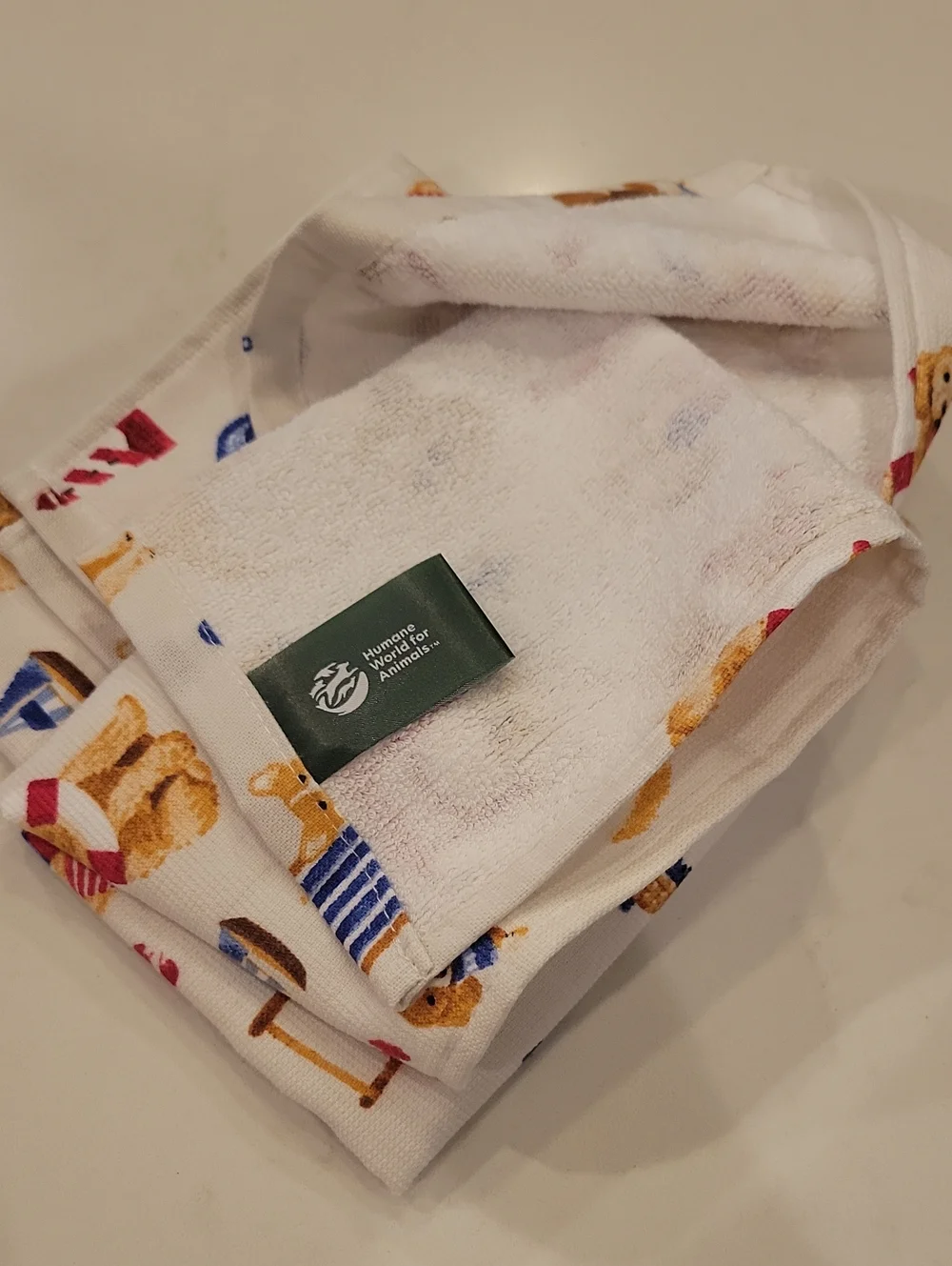 New Patriotic Puppy Dog Handtowel